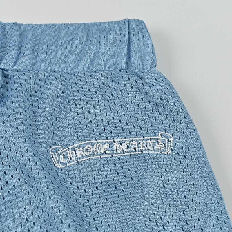 Chrome Hearts Blue Logo Shorts view