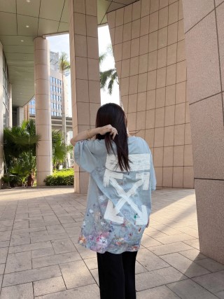 Pastel Floral Print Oversized Short Sleeve T-Shirt Light Blue view 4