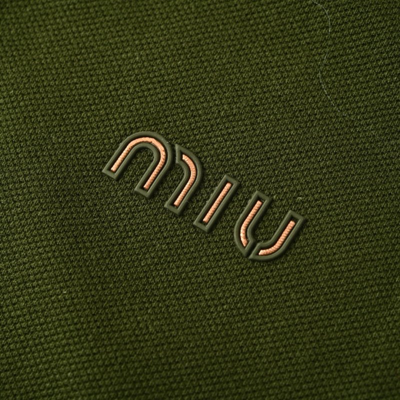 Miu Miu Forest Green Polo Shirt view