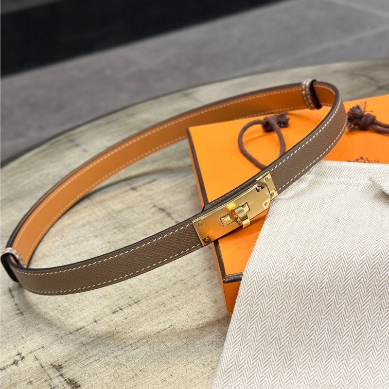 Hermès Kelly 1.8 Epsom Calf Leather Belt - Brown