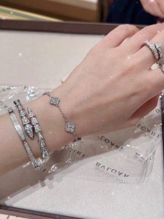 Bvlgari Serpenti Platinum Snake Bracelet view 4
