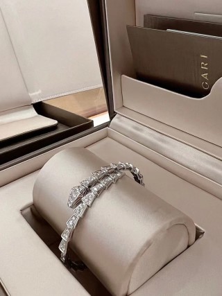 Bvlgari Serpenti Platinum Snake Bracelet view 5