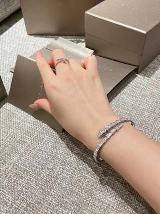 Bvlgari Serpenti Platinum Snake Bracelet view 9