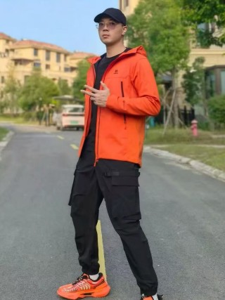 Windbreaker Jacket Orange