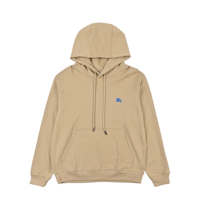 Beige Oversized Hoodie with Small Embroidered Logo view