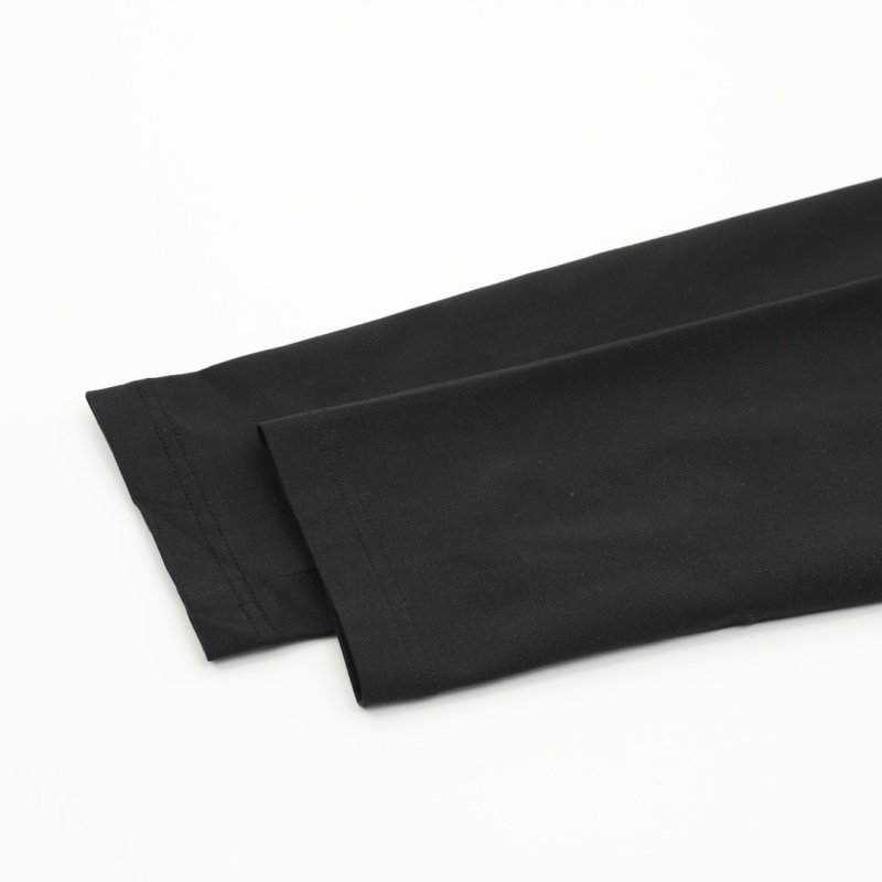 Black Quarter-Zip Long-Sleeve T-Shirt view