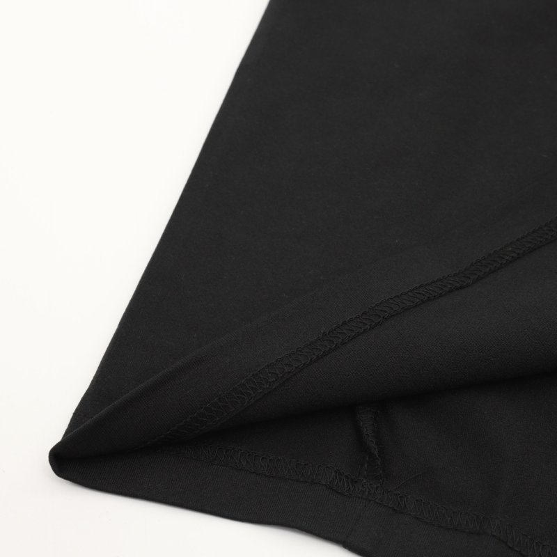 Black Quarter-Zip Long-Sleeve T-Shirt view