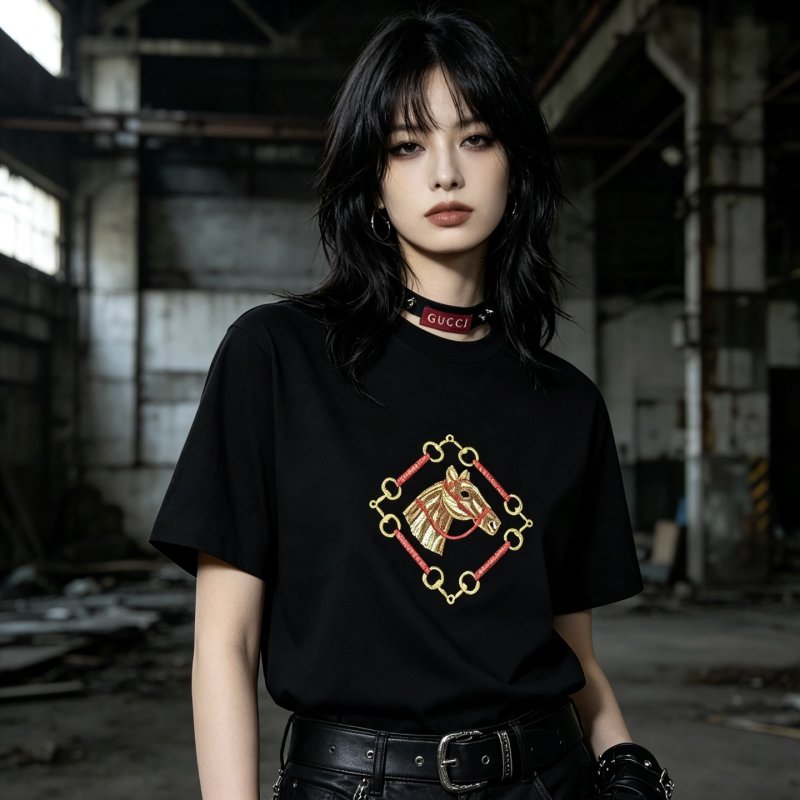 Gucci Horsebit Chain T-Shirt Black view