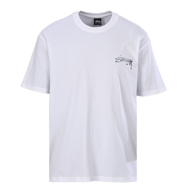 Stüssy Signature Script Cream Short Sleeve T-Shirt view