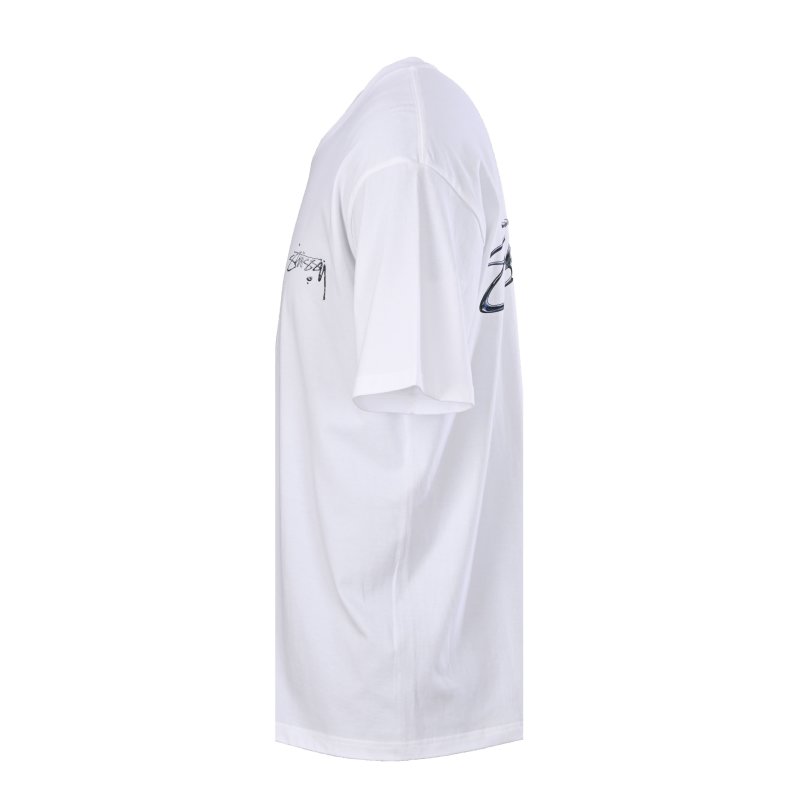 Stüssy Signature Script Cream Short Sleeve T-Shirt view