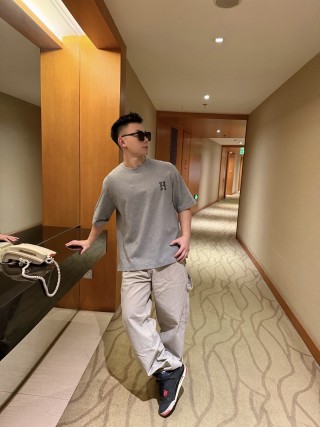 Essentials Grey Logo T-Shirt