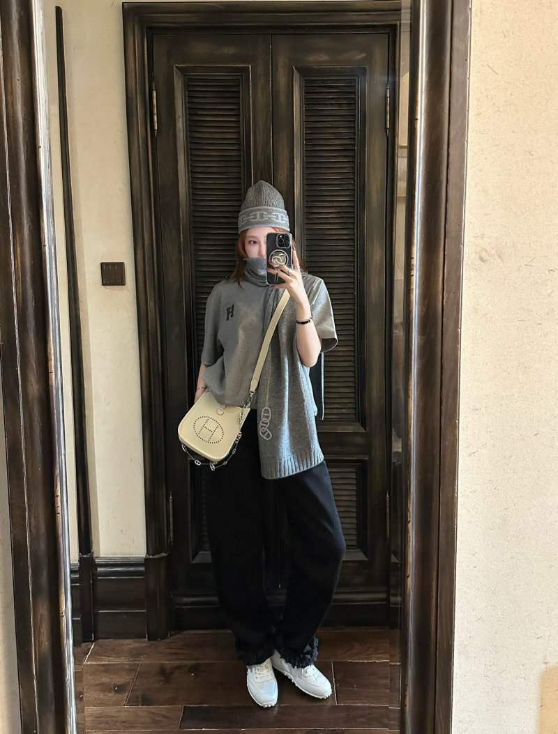 Essentials Grey Logo T-Shirt view