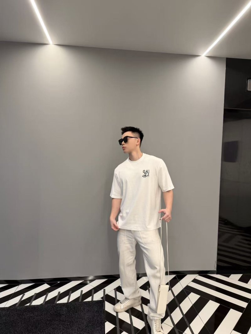 White Graphic Short Sleeve T-Shirt view