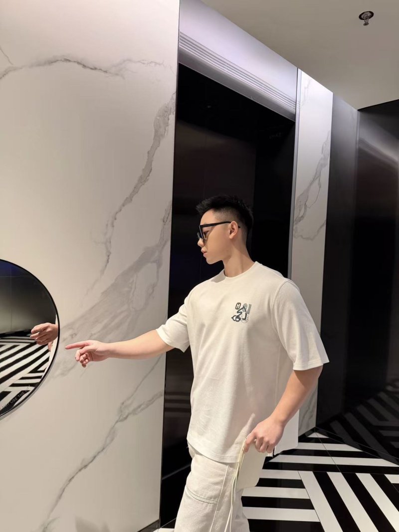 White Graphic Short Sleeve T-Shirt view