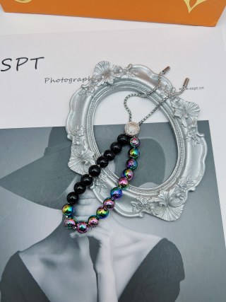 Louis Vuitton Monogram Colors Pearls Bracelet - Rainbow & Black view 3