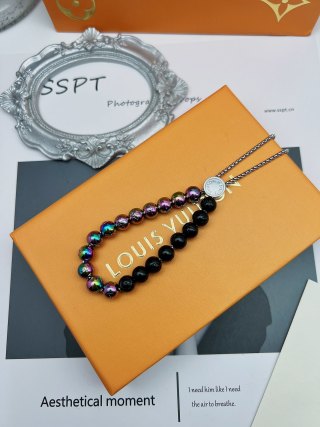 Louis Vuitton Monogram Colors Pearls Bracelet - Rainbow & Black view 8