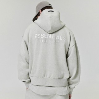 Essentials Fear of God Oatmeal Hoodie