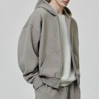 Essentials Fear of God Oatmeal Hoodie view 5