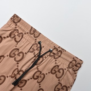 Gucci GG Monogram Print Drawstring Shorts - Beige view 5