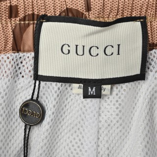 Gucci GG Monogram Print Drawstring Shorts - Beige view 9