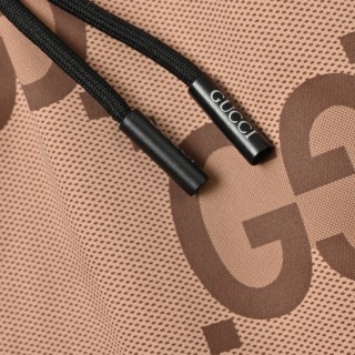 Gucci GG Monogram Print Drawstring Shorts - Beige view 10