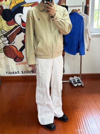 Polo Ralph Lauren Cream Harrington Jacket