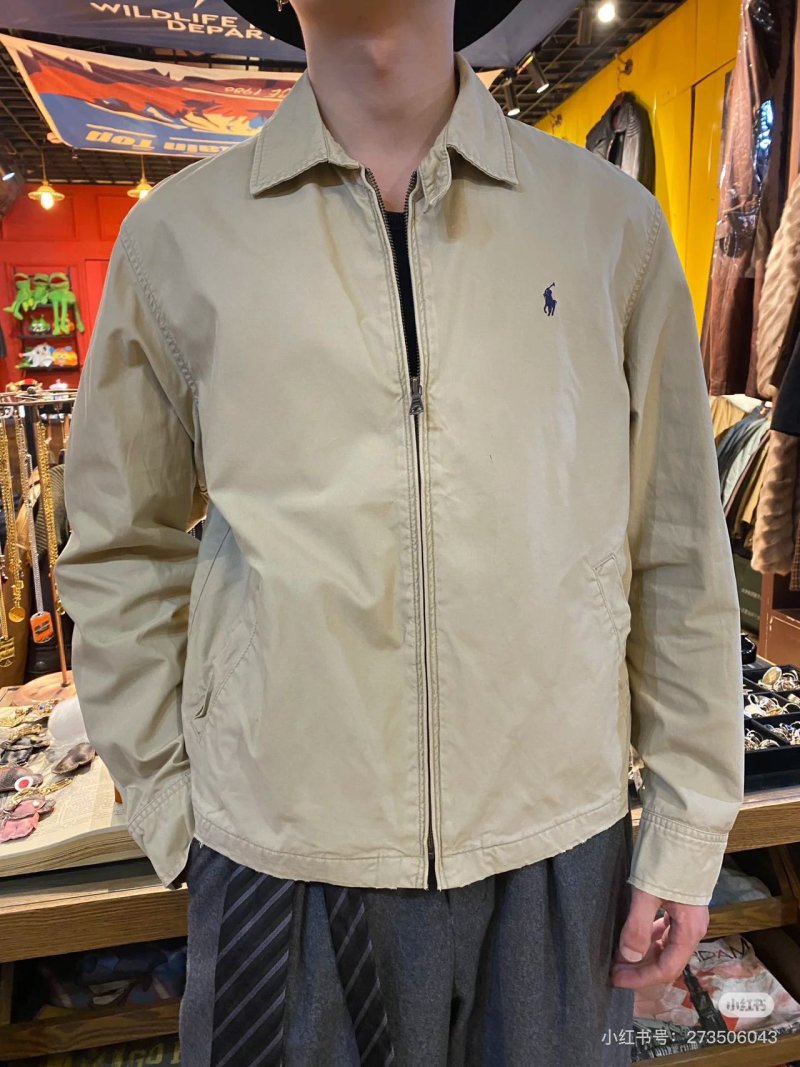 Polo Ralph Lauren Cream Harrington Jacket view