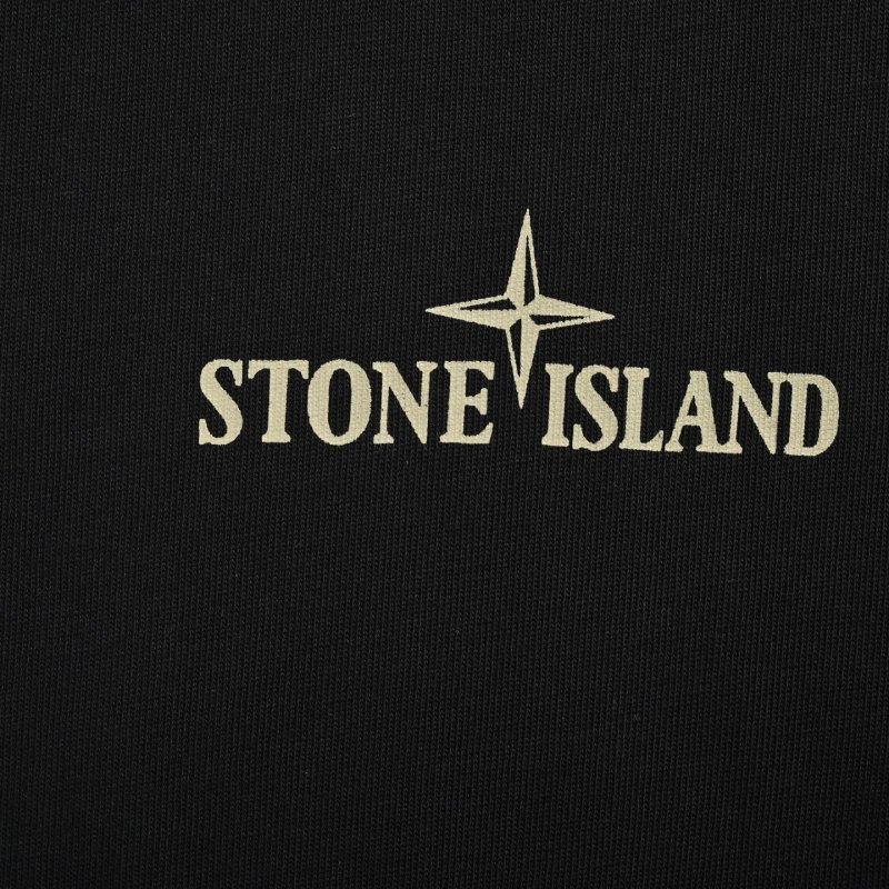 Stone Island Compass Circle Grey T-Shirt view