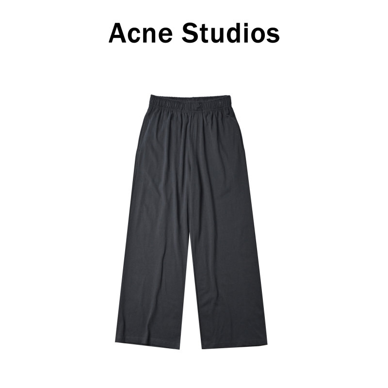 Acne Studios Black Wide-Leg Trousers view