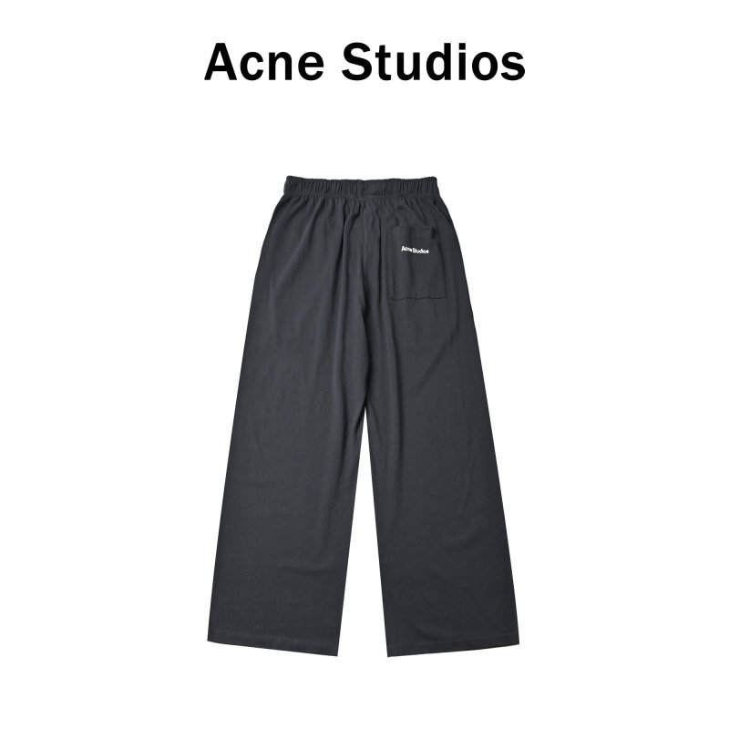 Acne Studios Black Wide-Leg Trousers view