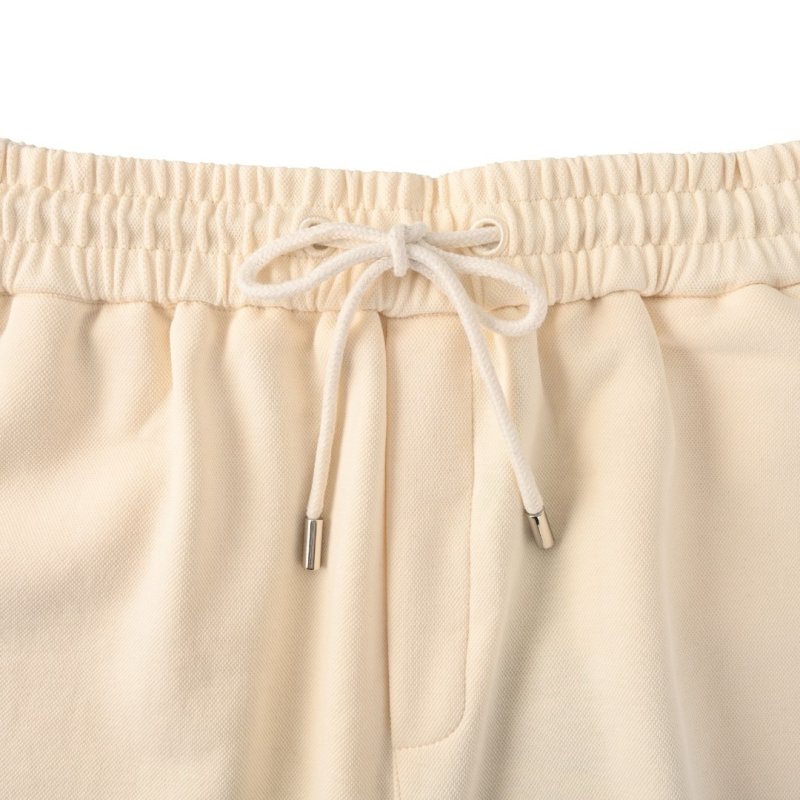 Louis Vuitton Cream Logo Drawstring Shorts view