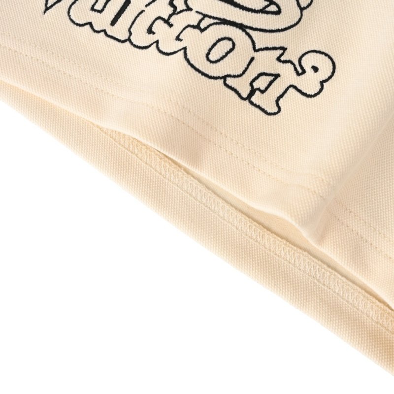 Louis Vuitton Cream Logo Drawstring Shorts view