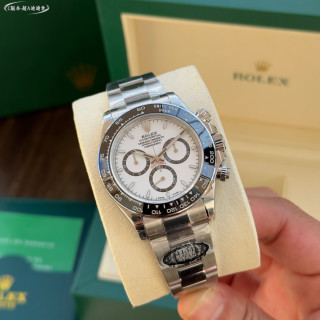 Rolex Daytona Chronograph Steel White Dial view 3