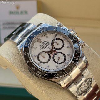 Rolex Daytona Chronograph Steel White Dial view 5