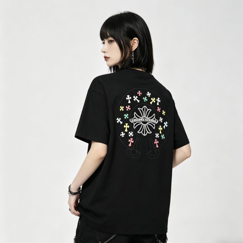 Chrome Hearts Black Oversized Short Sleeve T-Shirt view