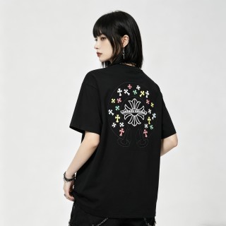 Chrome Hearts Black Oversized Short Sleeve T-Shirt view 4
