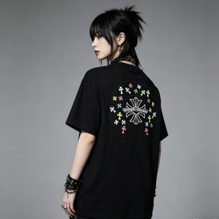 Chrome Hearts Black Oversized Short Sleeve T-Shirt view 6