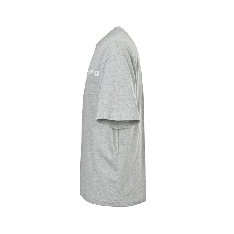 Oversized Gray Graphic Print T-Shirt view