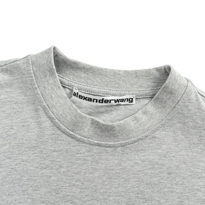 Oversized Gray Graphic Print T-Shirt view