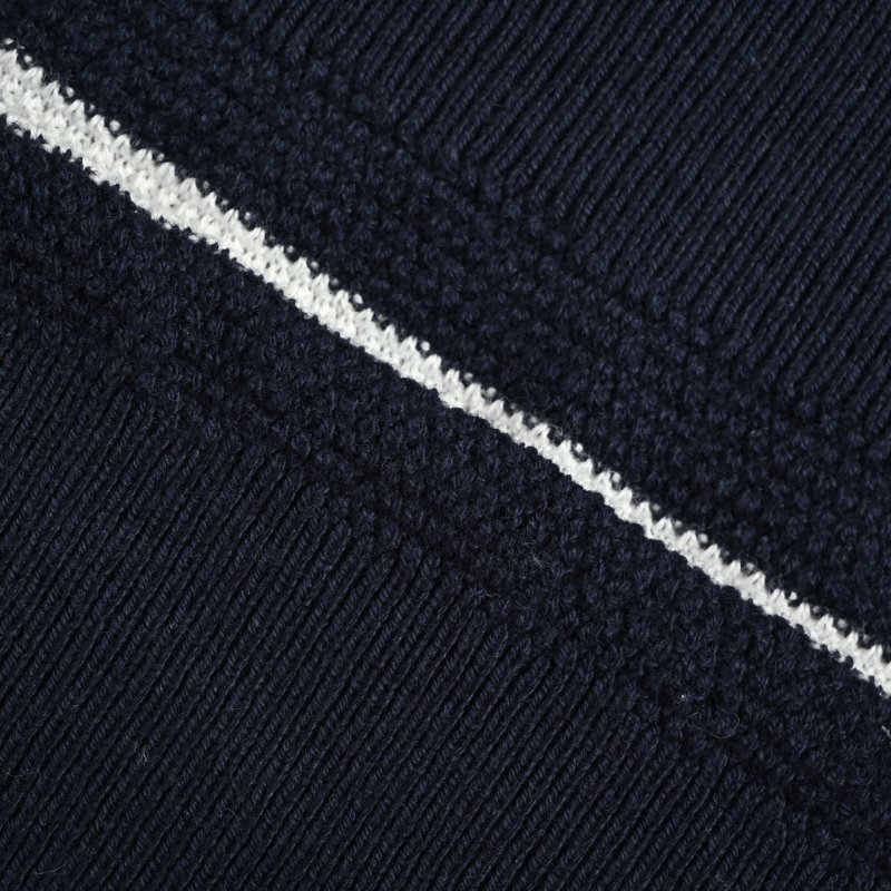 Ralph Lauren Navy & White Striped Polo Shirt view