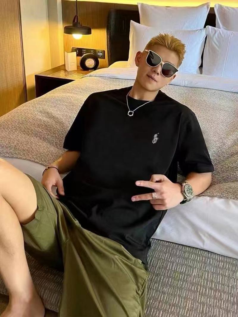 Celine Black Embroidered Logo T-Shirt view