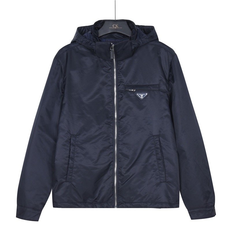 Prada Black Nylon Hooded Puffer Jacket view