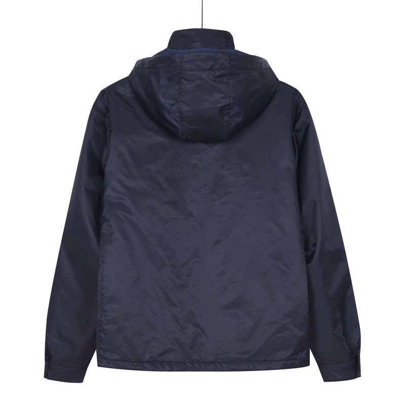 Prada Black Nylon Hooded Puffer Jacket view