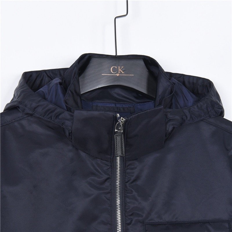 Prada Black Nylon Hooded Puffer Jacket view