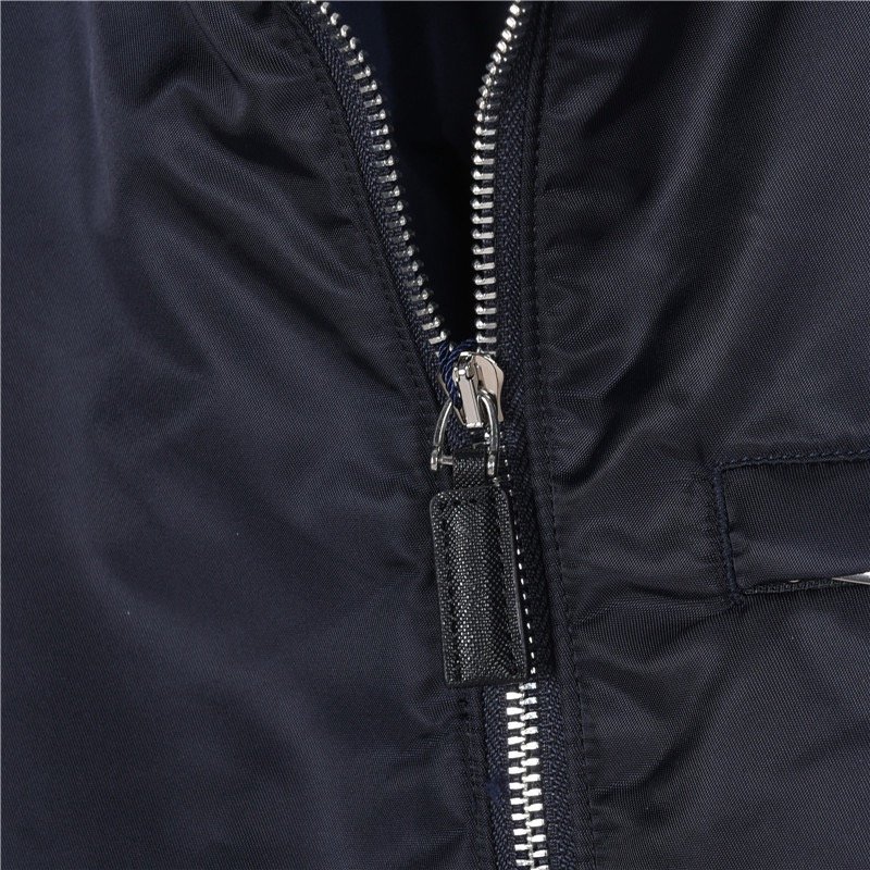 Prada Black Nylon Hooded Puffer Jacket view