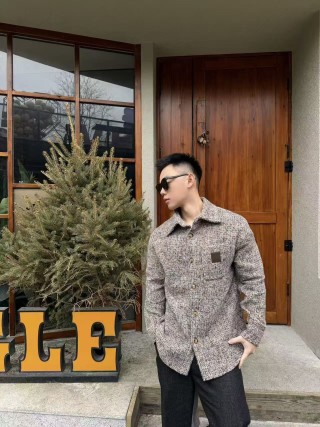 Stone Island Grey Wool Blend Overshirt Jacket view 5