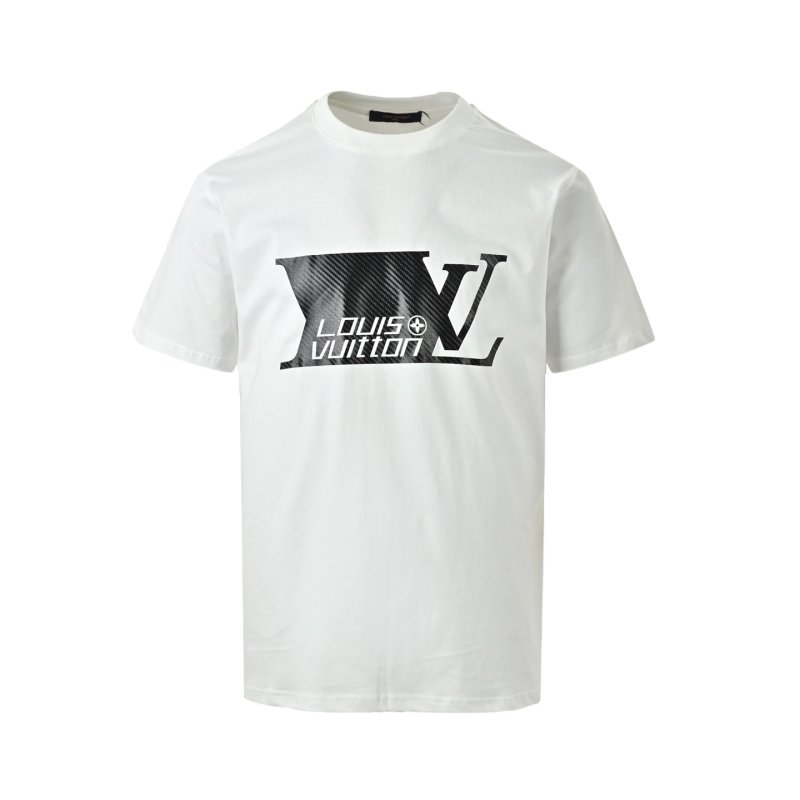 Louis Vuitton Cream Graphic Logo T-Shirt view