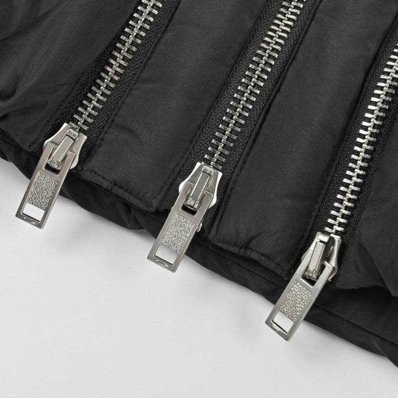 Black Puffer Down Jacket – Oversized Fit view