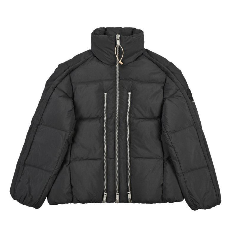 Black Puffer Down Jacket – Oversized Fit view