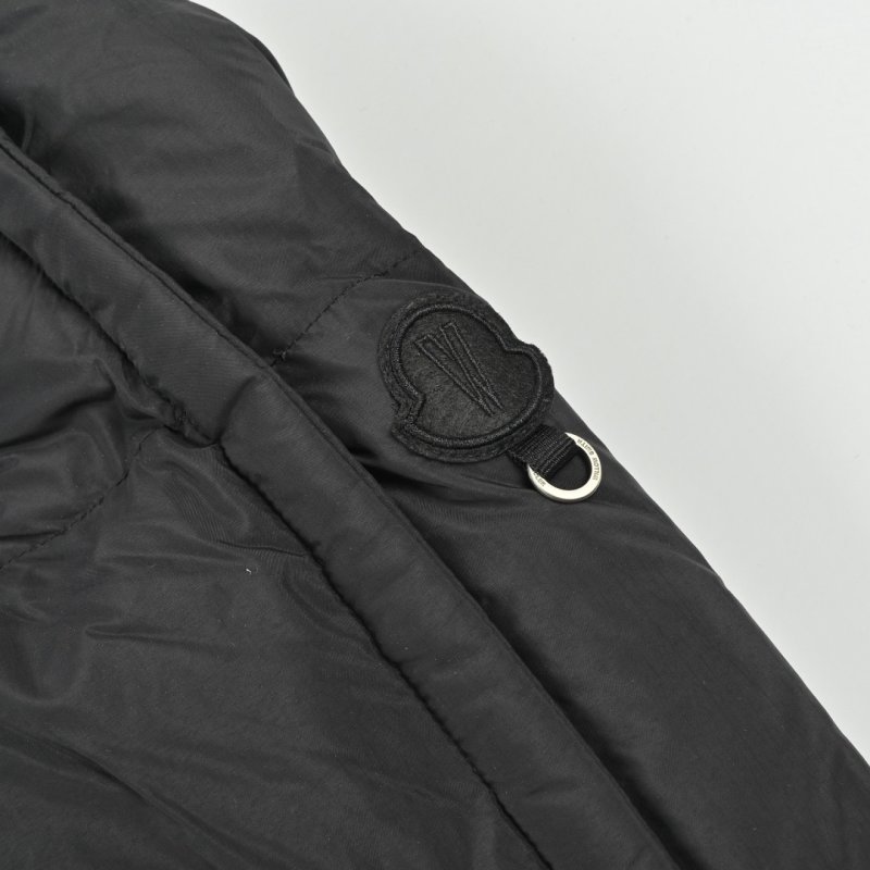 Black Puffer Down Jacket – Oversized Fit view